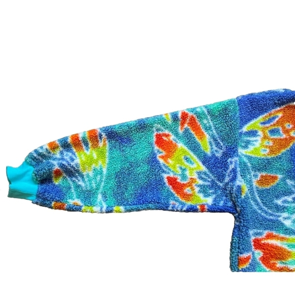 NEW Disney Hoodie Adult Medium Blue Green Avatar Pandora Animal Fleece Parks - Picture 4 of 8